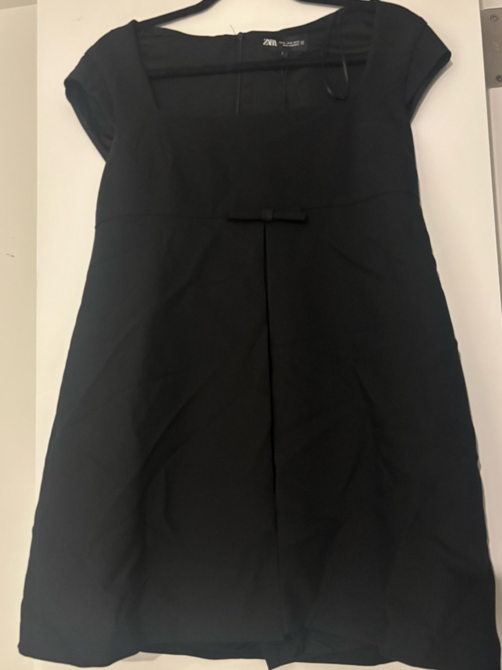 Zara Little Black Romper with Bow